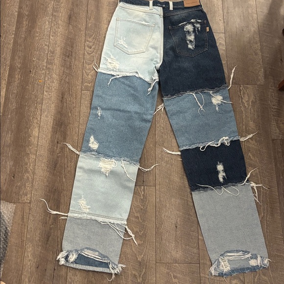 Retrofete Rikki Patchwork Jeans - Picture 5 of 6